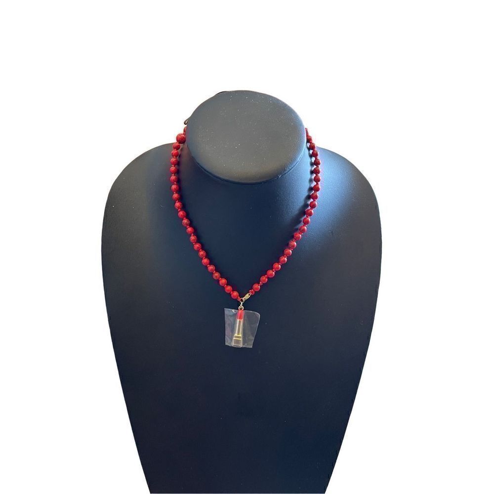 YSL Red Choker 